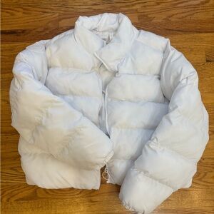 Fabletics White Puffer Jacket